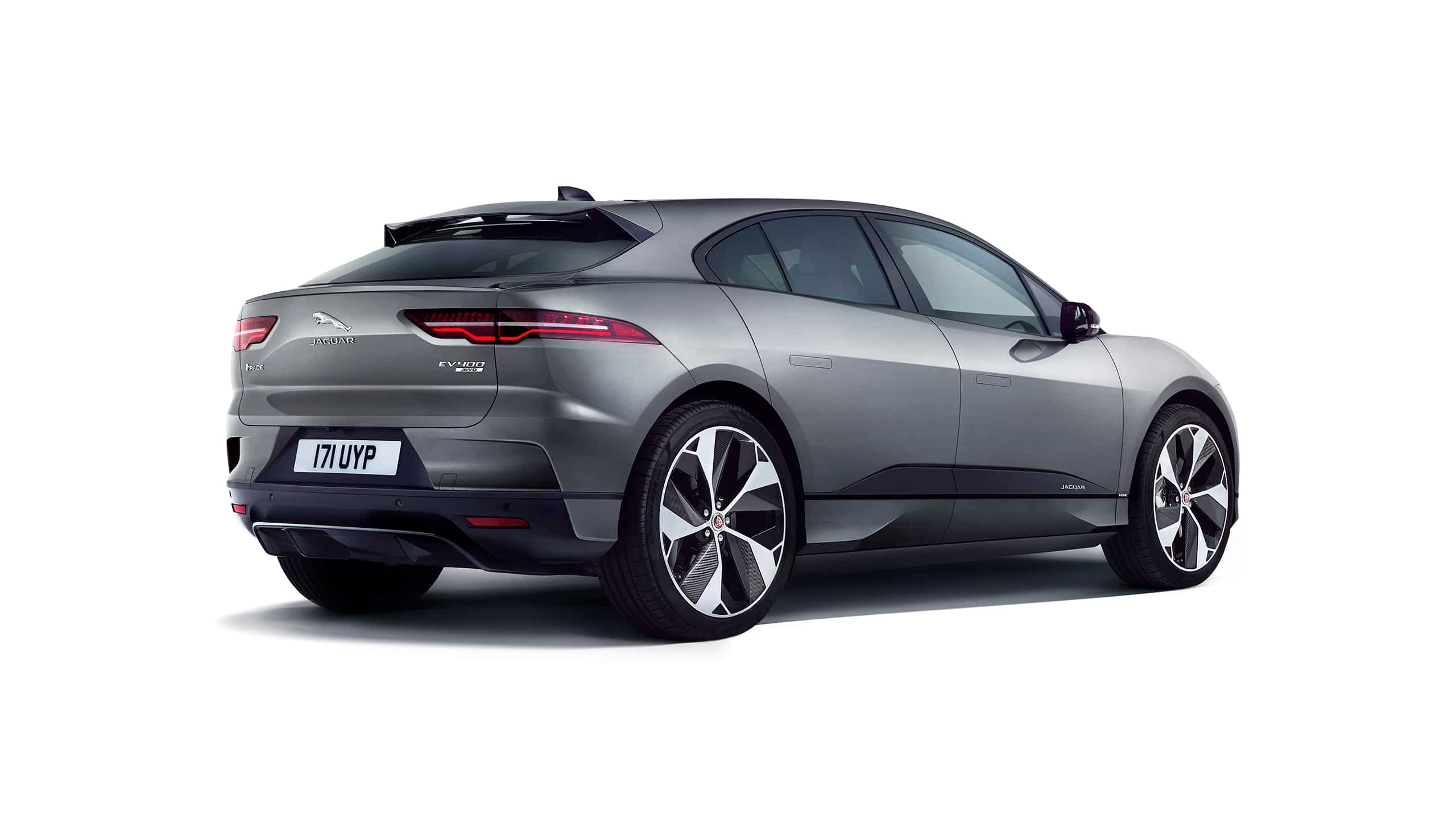 Parked New Jaguar Car during the launching