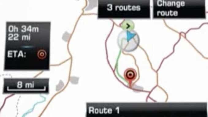 NAVIGATION SYSTEM ENTERING A DESTINATION