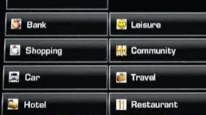 NAVIGATION SYSTEM POINTS OF INTEREST